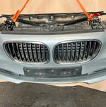Bild in die Galerieansicht laden, BMW F02 LCI 2014 750DX N57X COMPLETE NOSE CUT HEADLIGHTS FRONT BUMPER GRILLE OEM USED