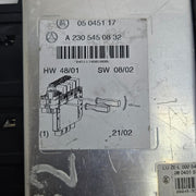 A2305450832-2002-2006 Mercedes-Benz SL500 SL R230 Fuse Box SAM Module