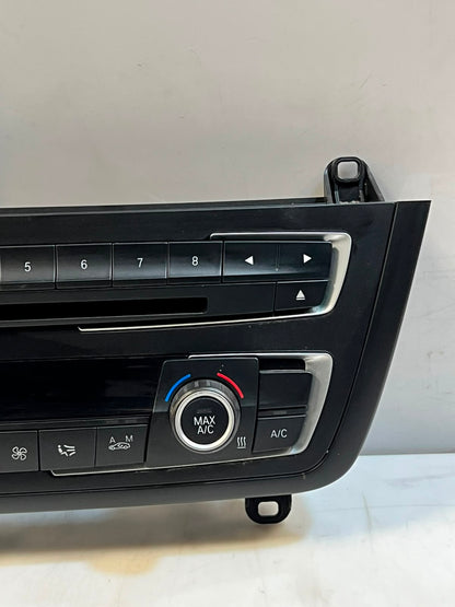 2013-2016 BMW 3 Series F30 F34 GT 328i A/C Climate Control Panel 9226784 OEM Used