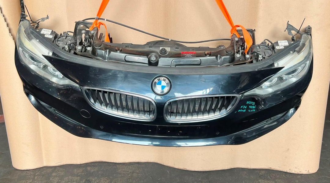 2014 BMW 428i F36 Gran Coupe N20 Complete Front Nose Cut Headlights Grille OEM