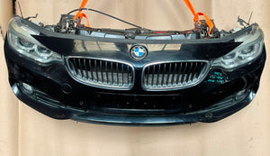2014 BMW 428i F36 Gran Coupe N20 Complete Front Nose Cut Headlights Grille OEM