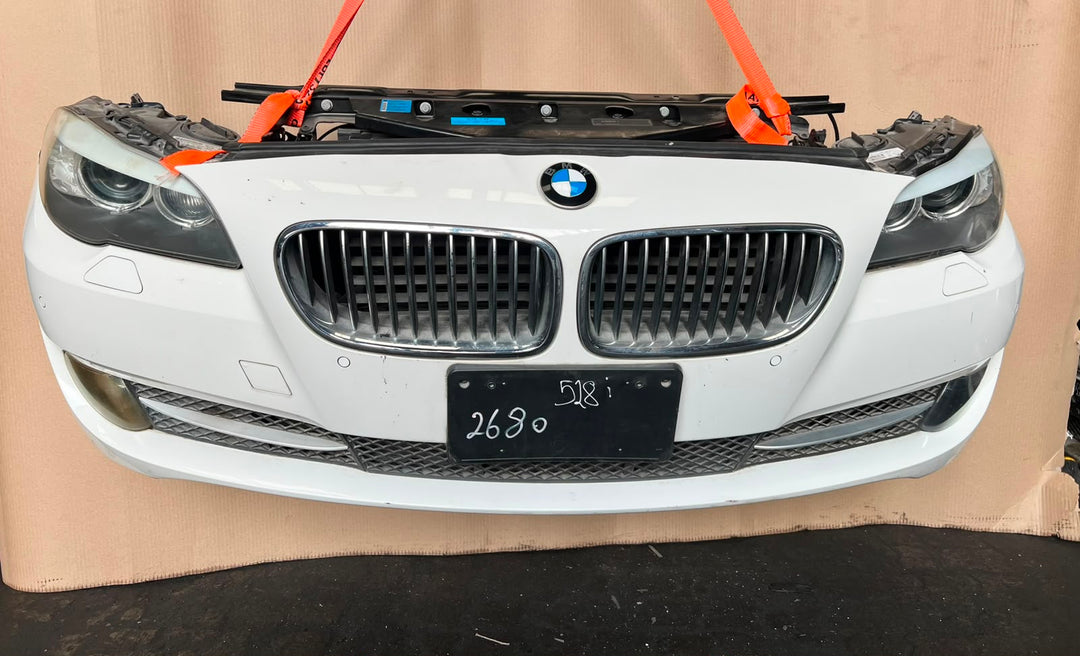 2012 BMW 530i F10 Complete Front Nose Cut Headlights Grille Bumper OEM
