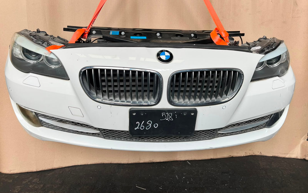 2012 BMW 530i F10 Complete Front Nose Cut Headlights Grille Bumper OEM