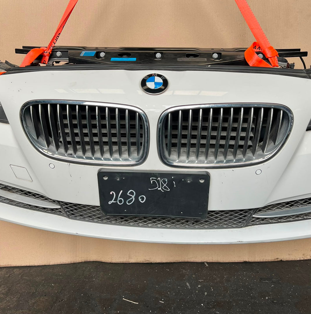 2012 BMW 530i F10 Complete Front Nose Cut Headlights Grille Bumper OEM