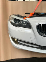 2012 BMW 530i F10 Complete Front Nose Cut Headlights Grille Bumper OEM