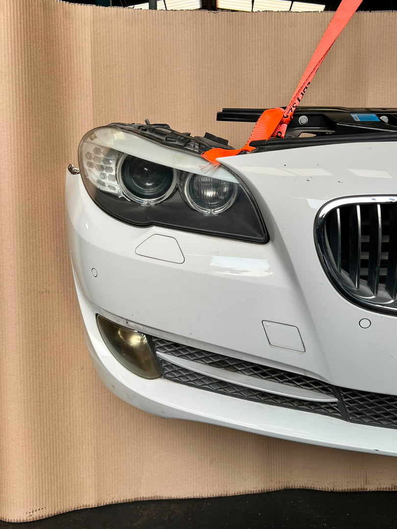 2012 BMW 530i F10 Complete Front Nose Cut Headlights Grille Bumper OEM