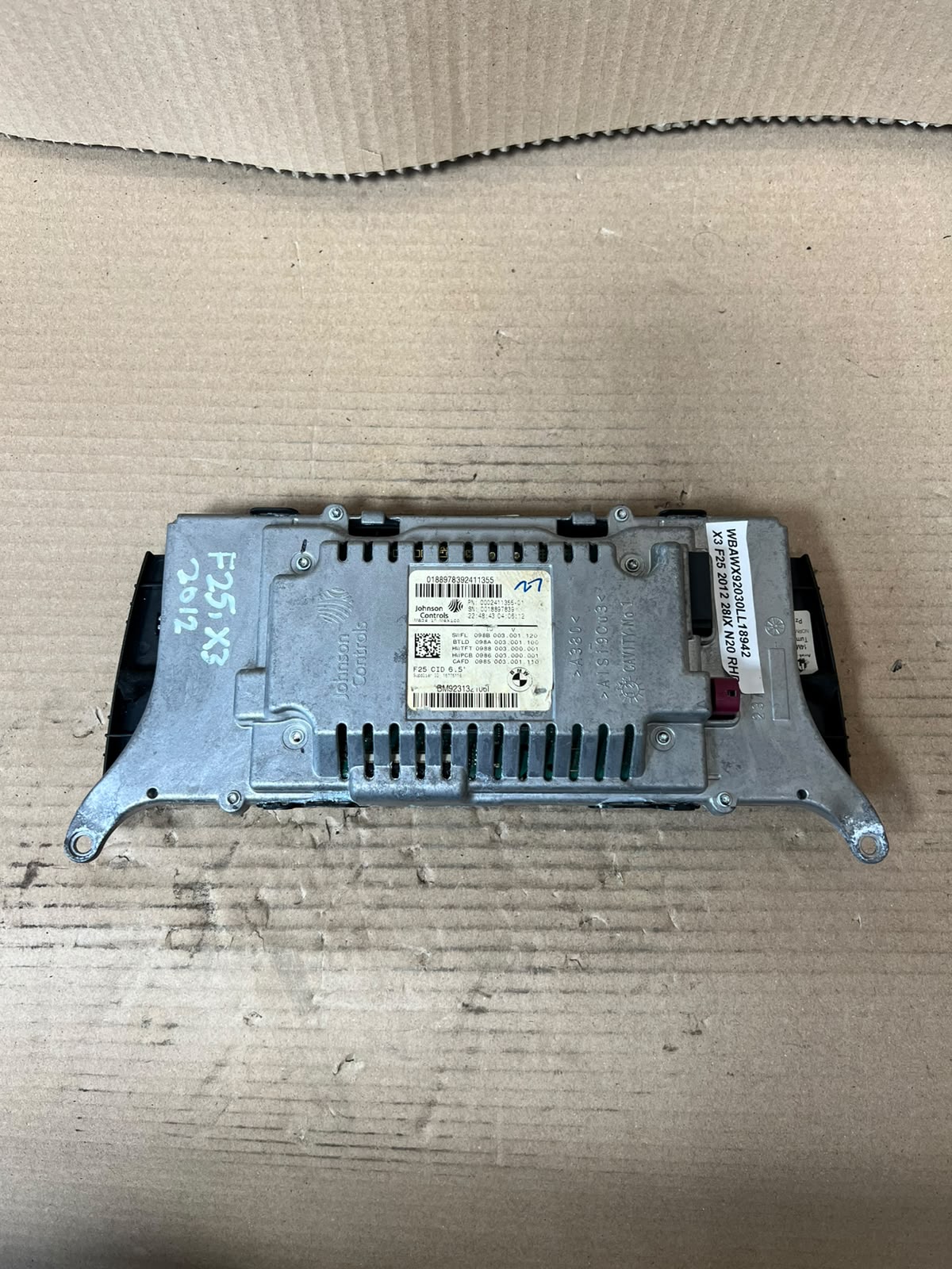 BMW X3 F25 X4 F26 6.5" Central Information Display Screen 9231321 OEM