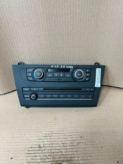 BMW X3 F25 X4 F26 Climate Control Audio A/C Panel 9284596 OEM 2010-2014