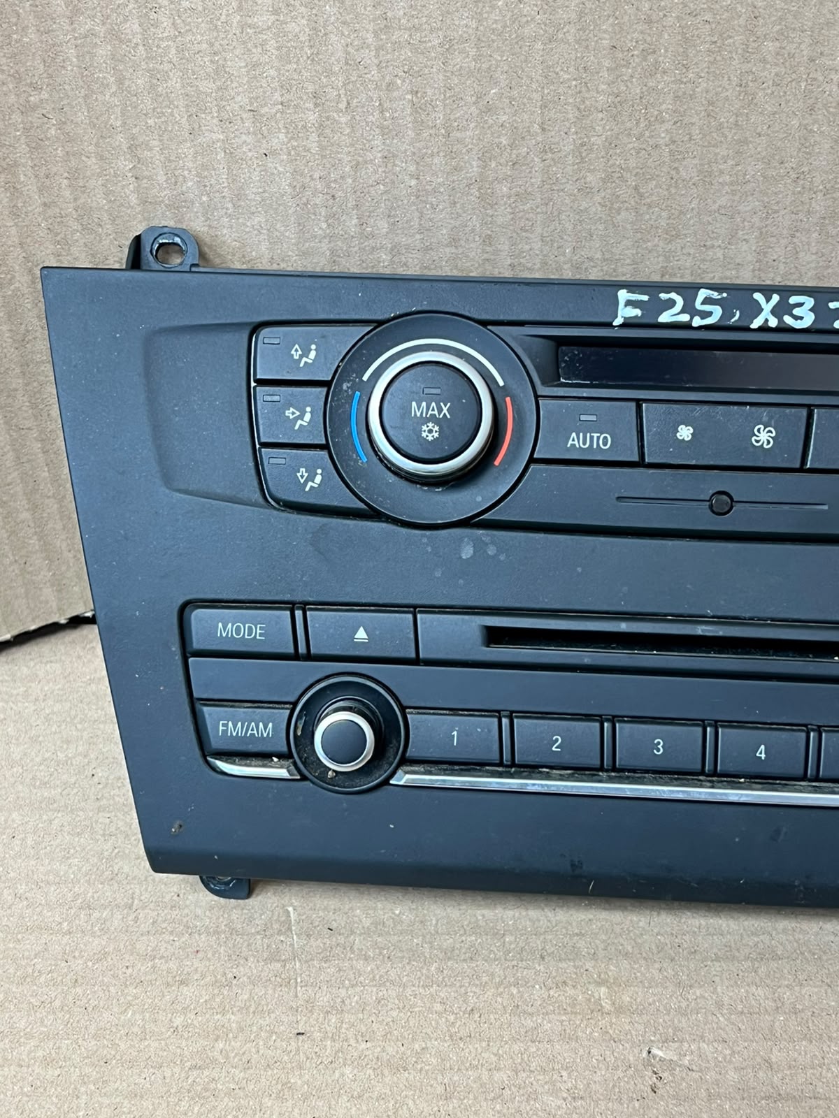 BMW X3 F25 X4 F26 Climate Control Audio A/C Panel 9284596 OEM 2010-2014