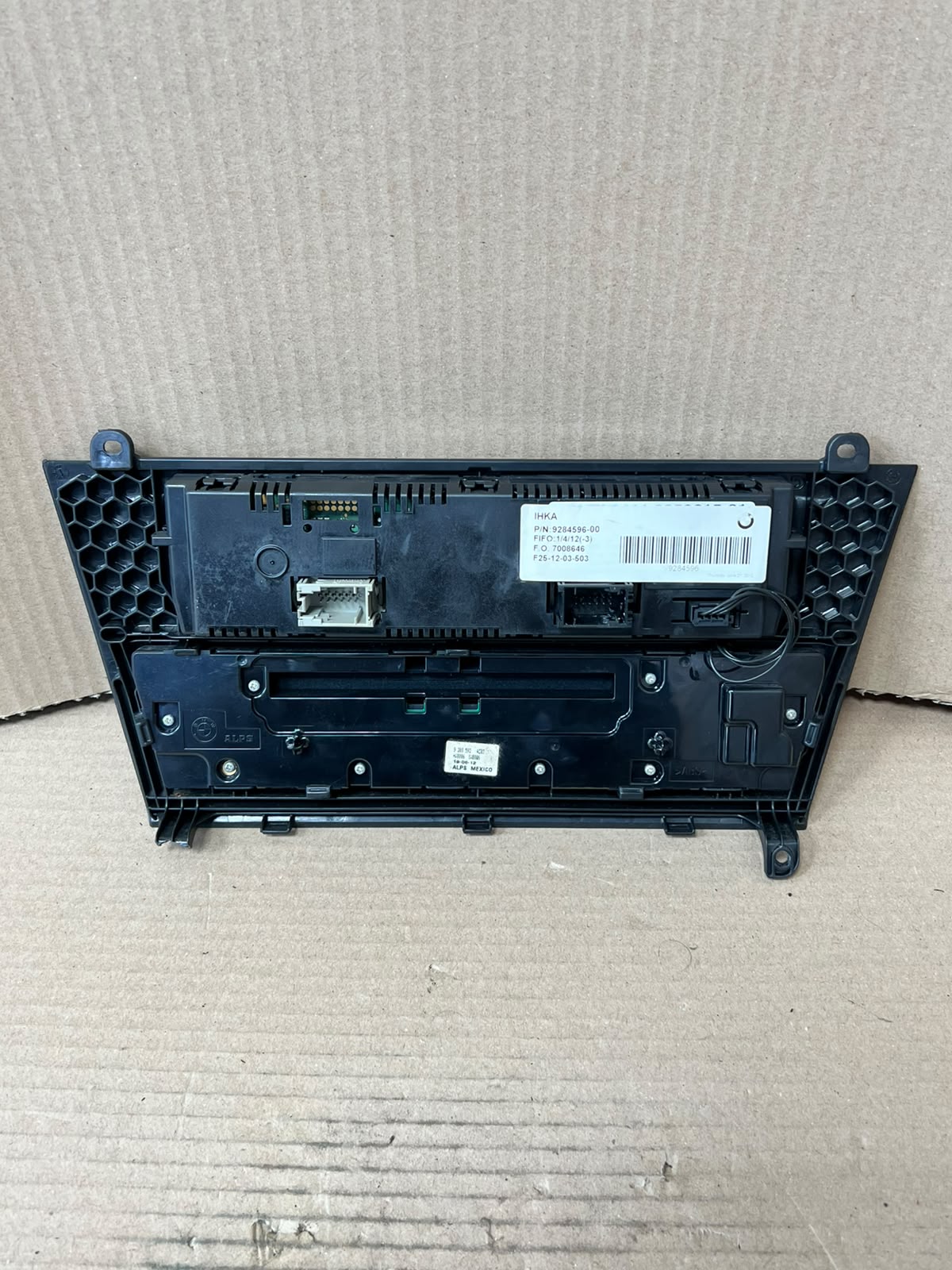 BMW X3 F25 X4 F26 Climate Control Audio A/C Panel 9284596 OEM 2010-2014