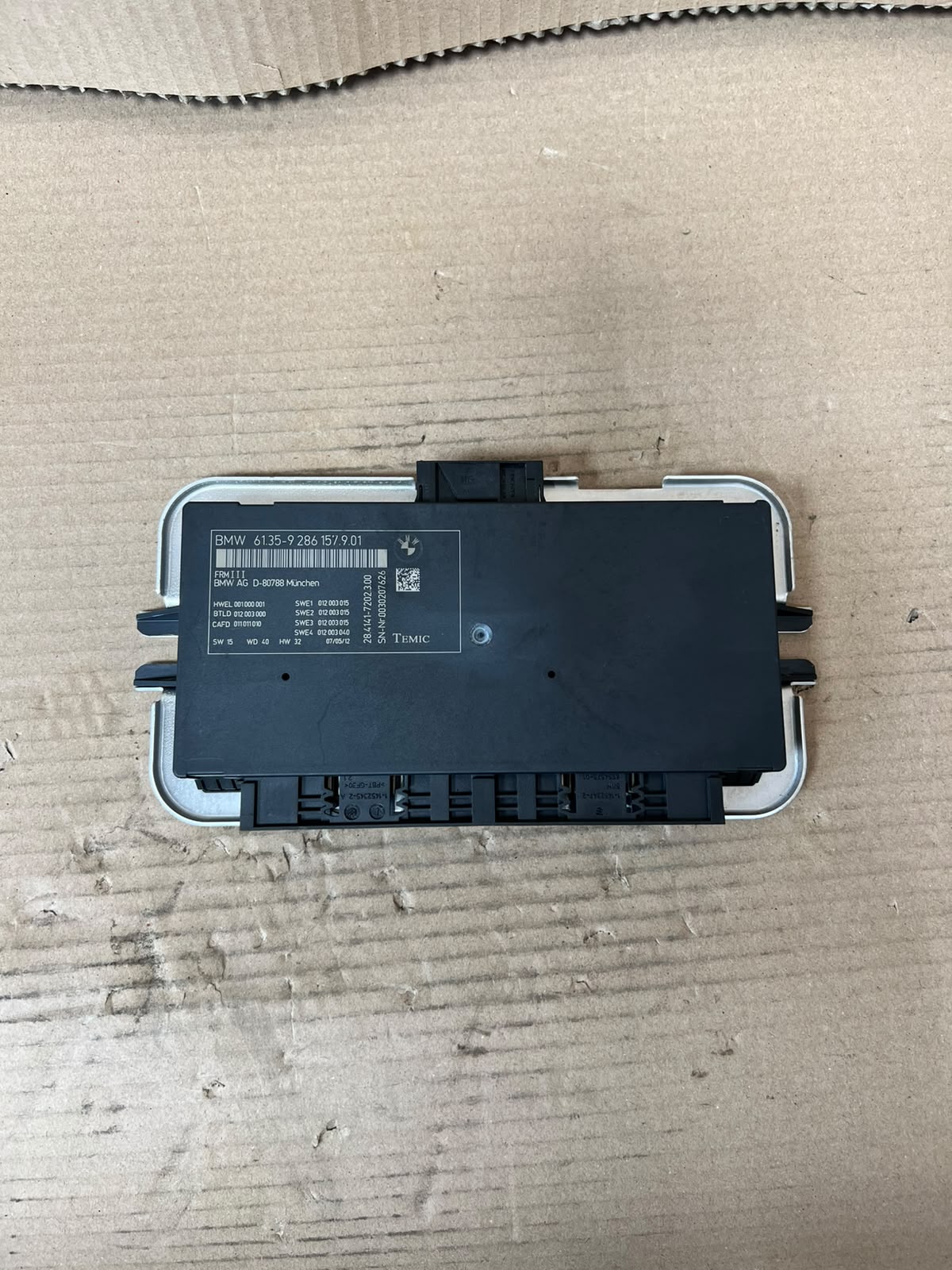 BMW X3 F25 X4 F26 FRM3 Footwell Light Control Module 9286157 OEM 2011-2017