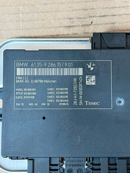 BMW X3 F25 X4 F26 FRM3 Footwell Light Control Module 9286157 OEM 2011-2017