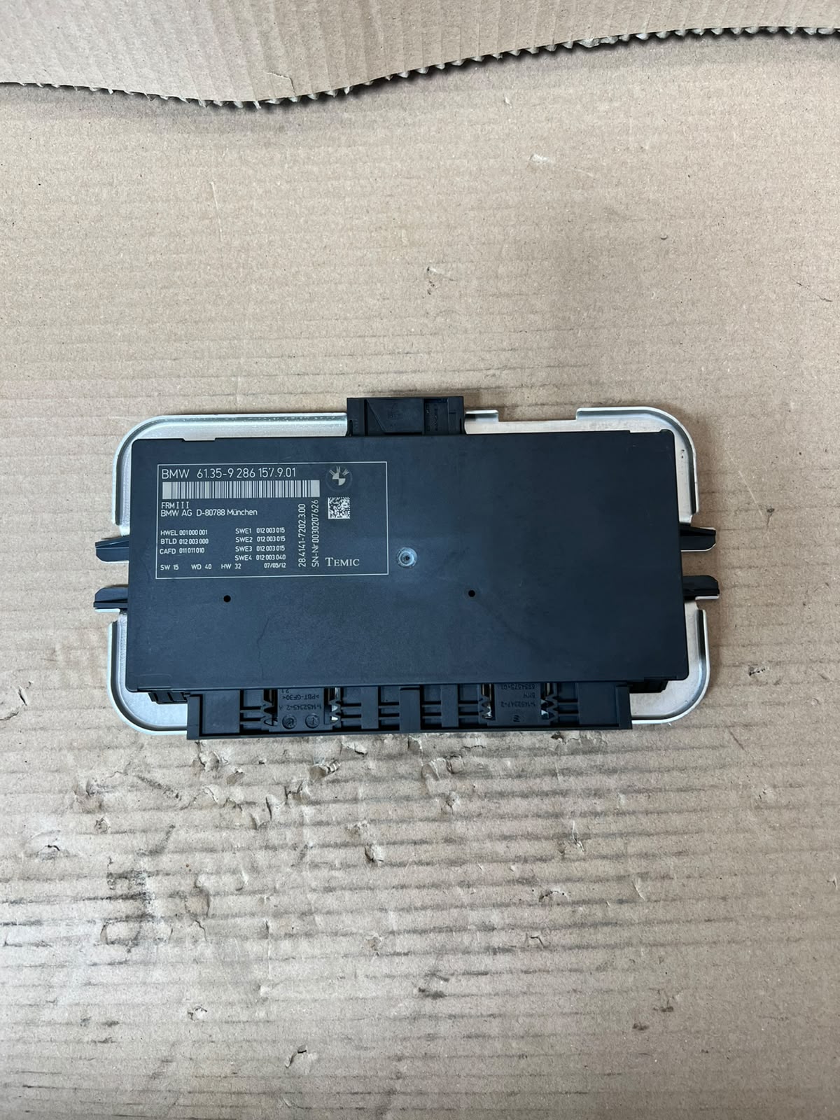 BMW X3 F25 X4 F26 FRM3 Footwell Light Control Module 9286157 OEM 2011-2017