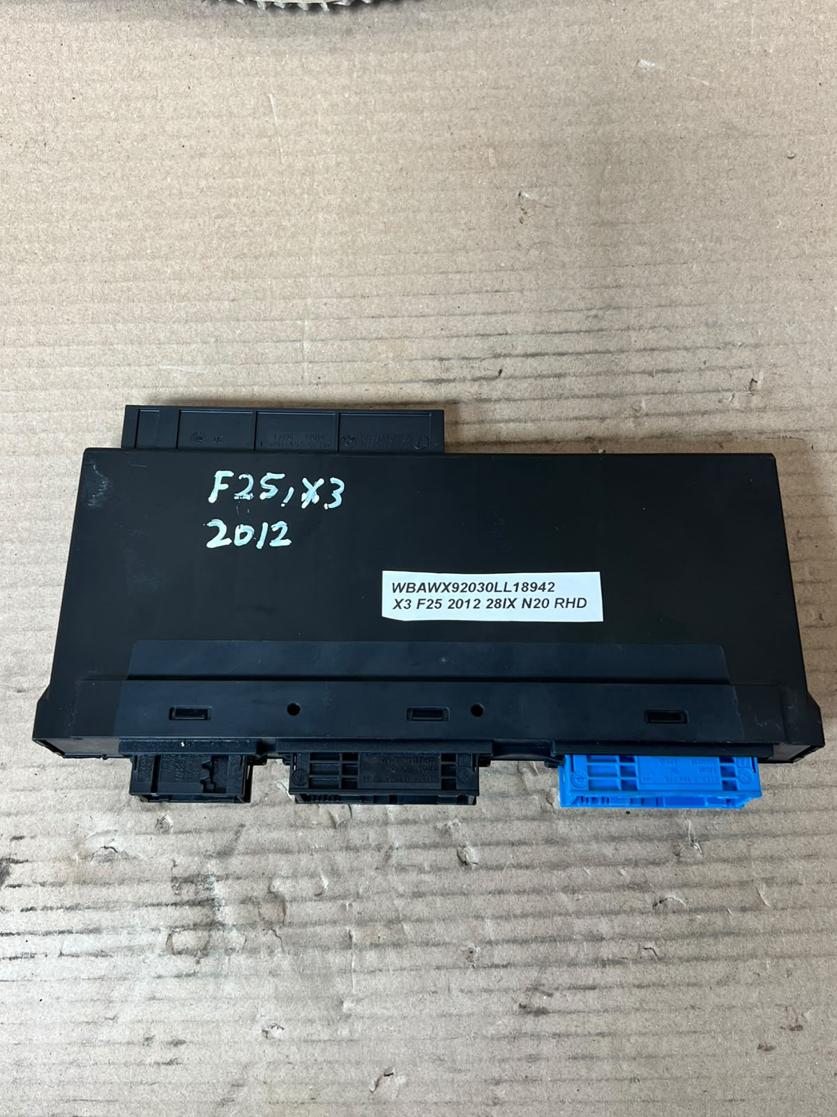 BMW X3 F25 Body Control Module ECU Junction Box JBBFE III V9 9286129 OEM