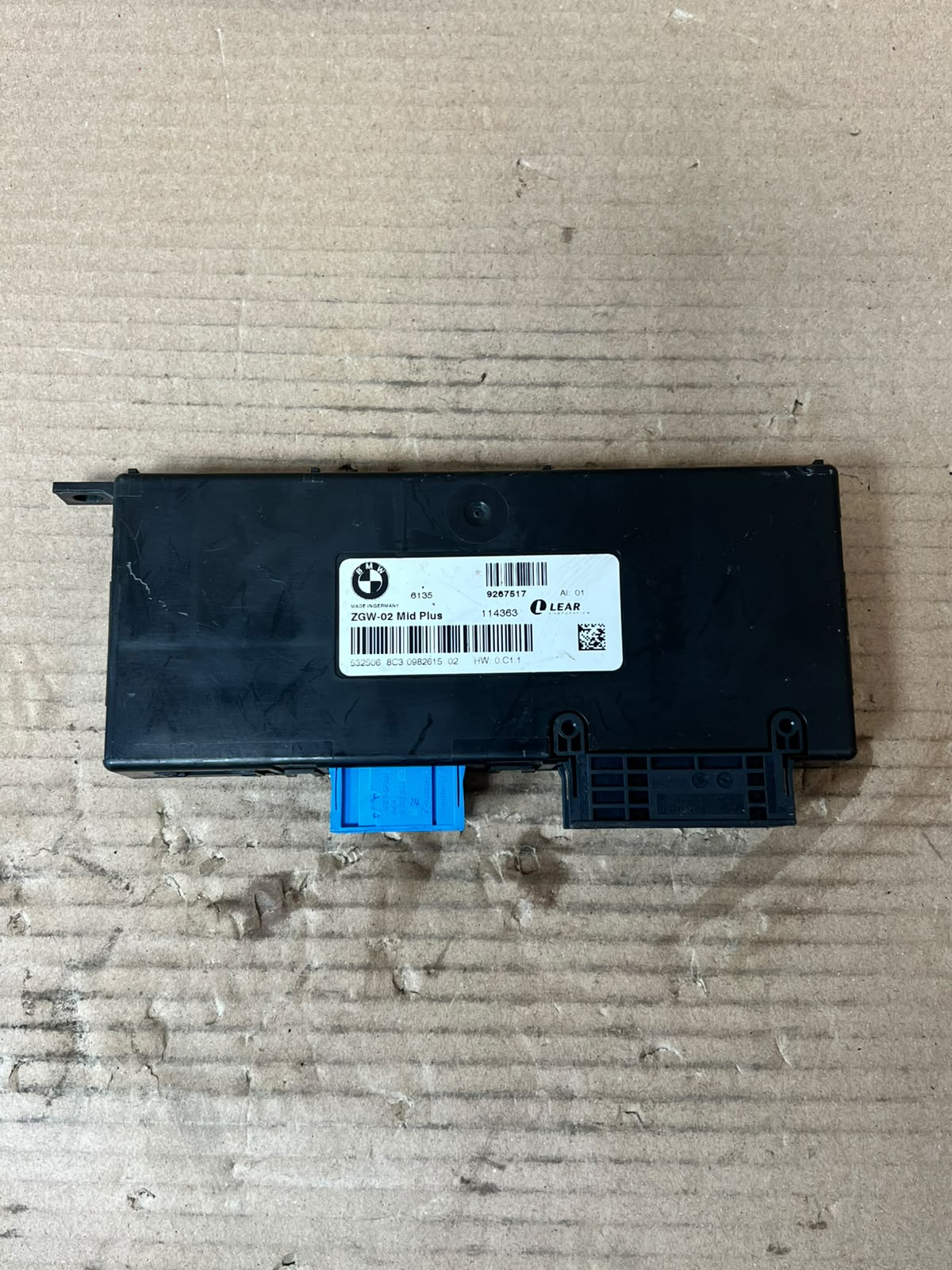 BMW X3 F25 2011-2017 Central Gateway Control Module ECU 9267517 OEM