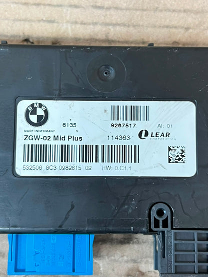 BMW X3 F25 2011-2017 Central Gateway Control Module ECU 9267517 OEM