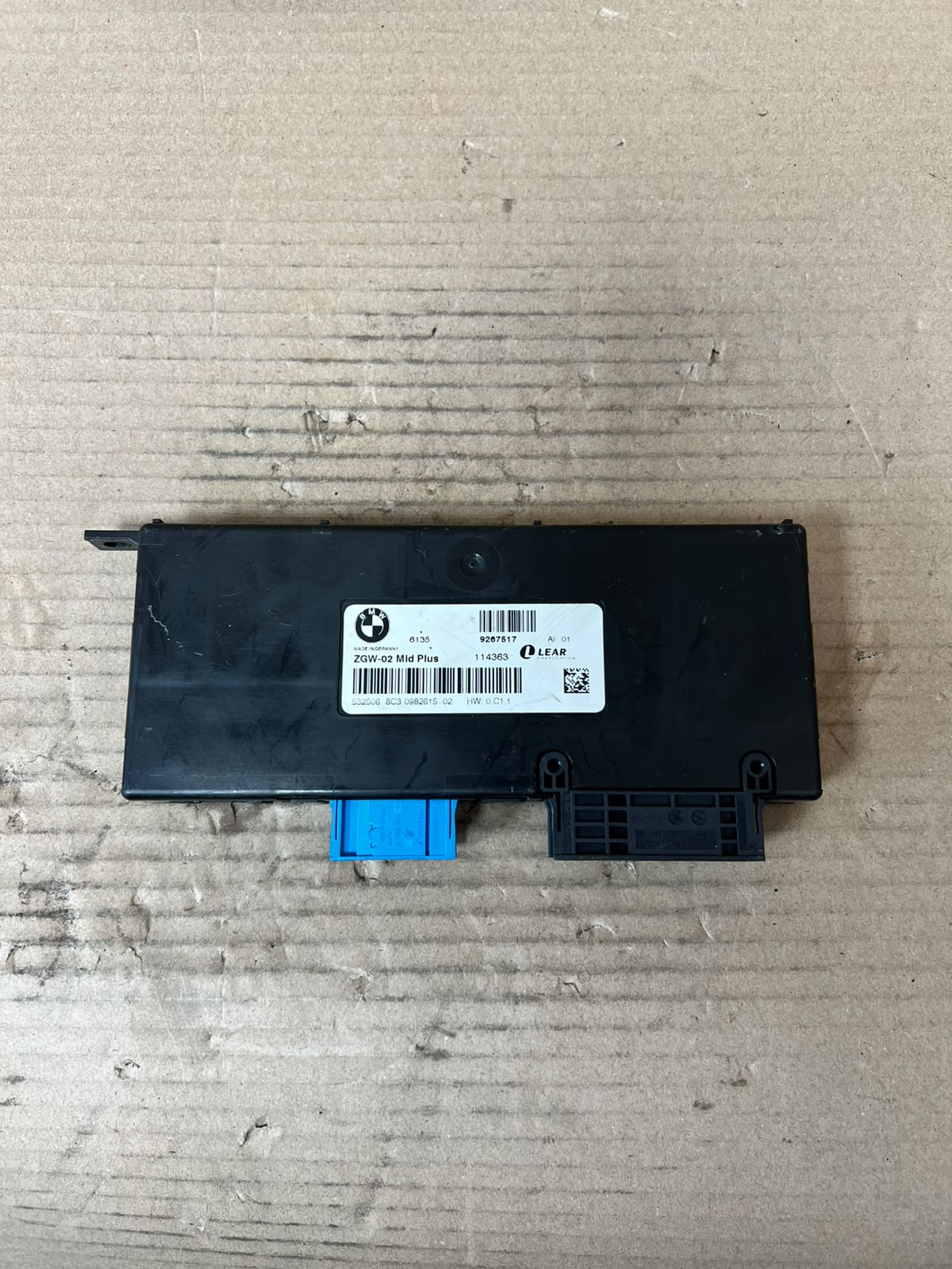 BMW X3 F25 2011-2017 Central Gateway Control Module ECU 9267517 OEM