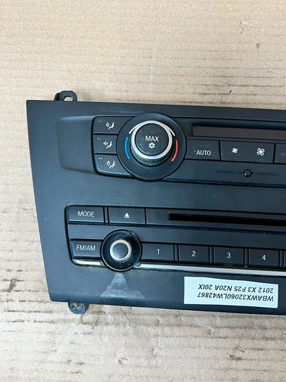 BMW X3 F25 X4 F26 A/C Climate Control Panel 9259615 OEM 2012-2014