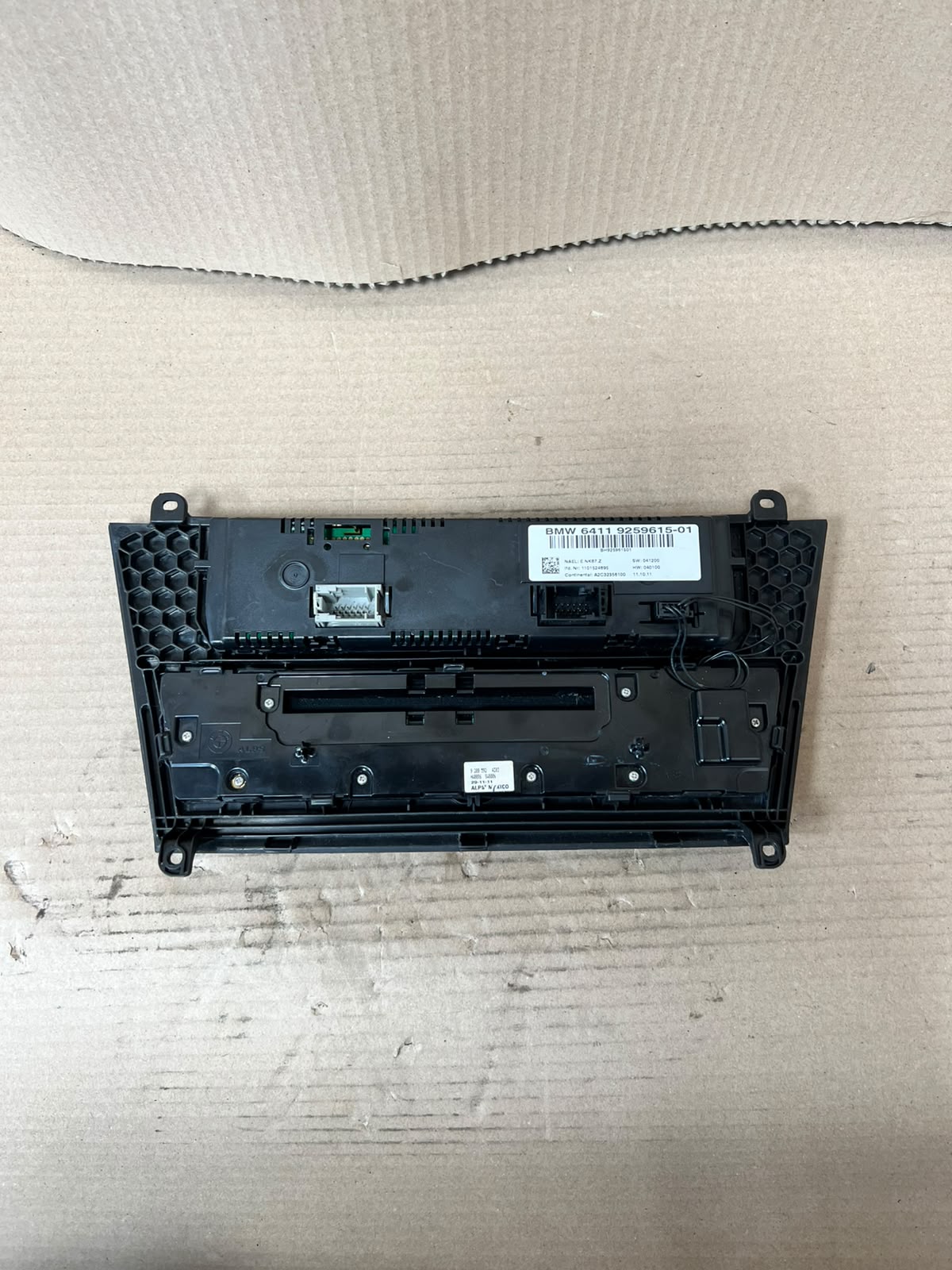 BMW X3 F25 X4 F26 A/C Climate Control Panel 9259615 OEM 2012-2014