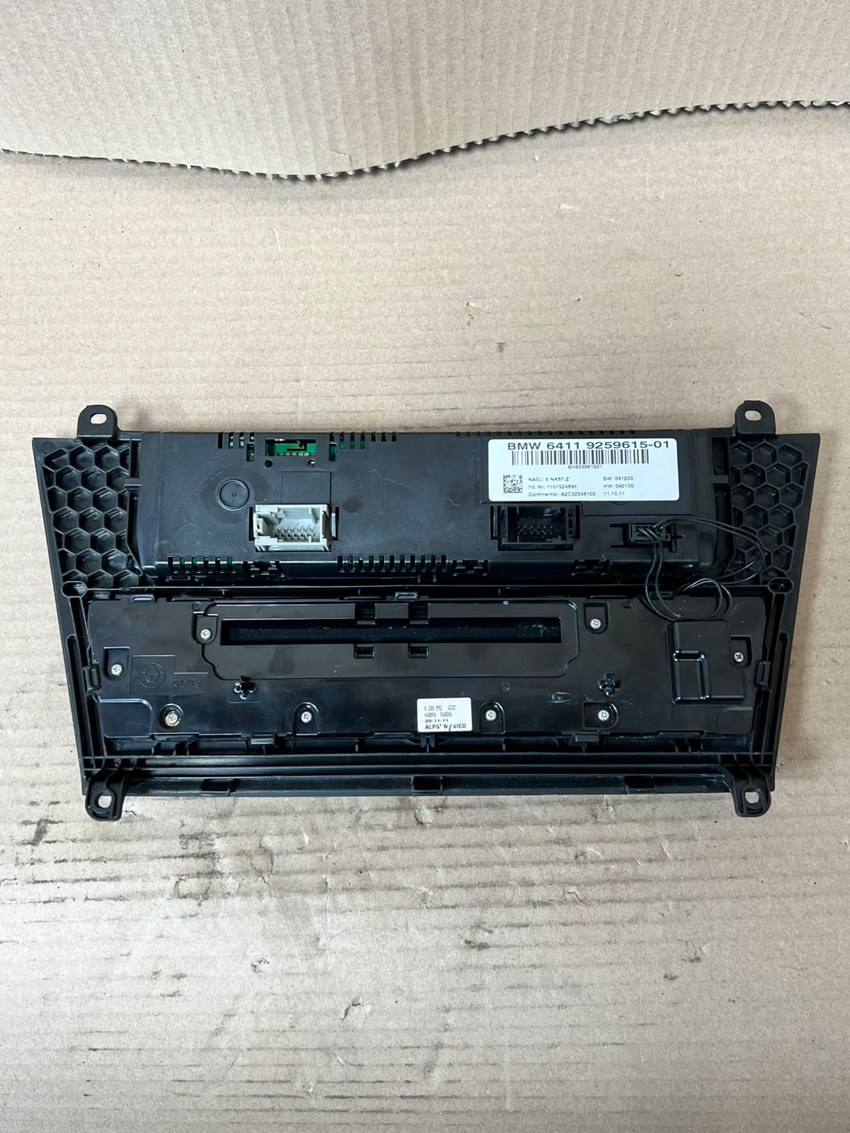 BMW X3 F25 X4 F26 A/C Climate Control Panel 9259615 OEM 2012-2014
