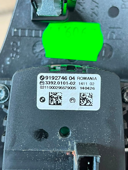 BMW 5 Series F10 F11 Headlight Switch Control Unit 9192746 Genuine OEM
