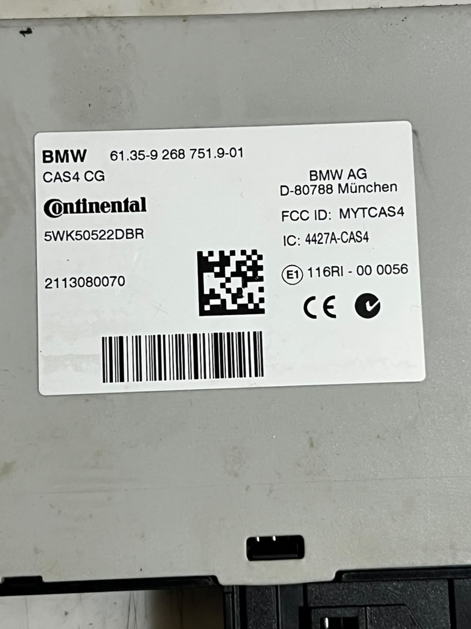 2011 BMW 528i F10 N20 DME ECU CAS4 CA Key Set 7635714 OEM