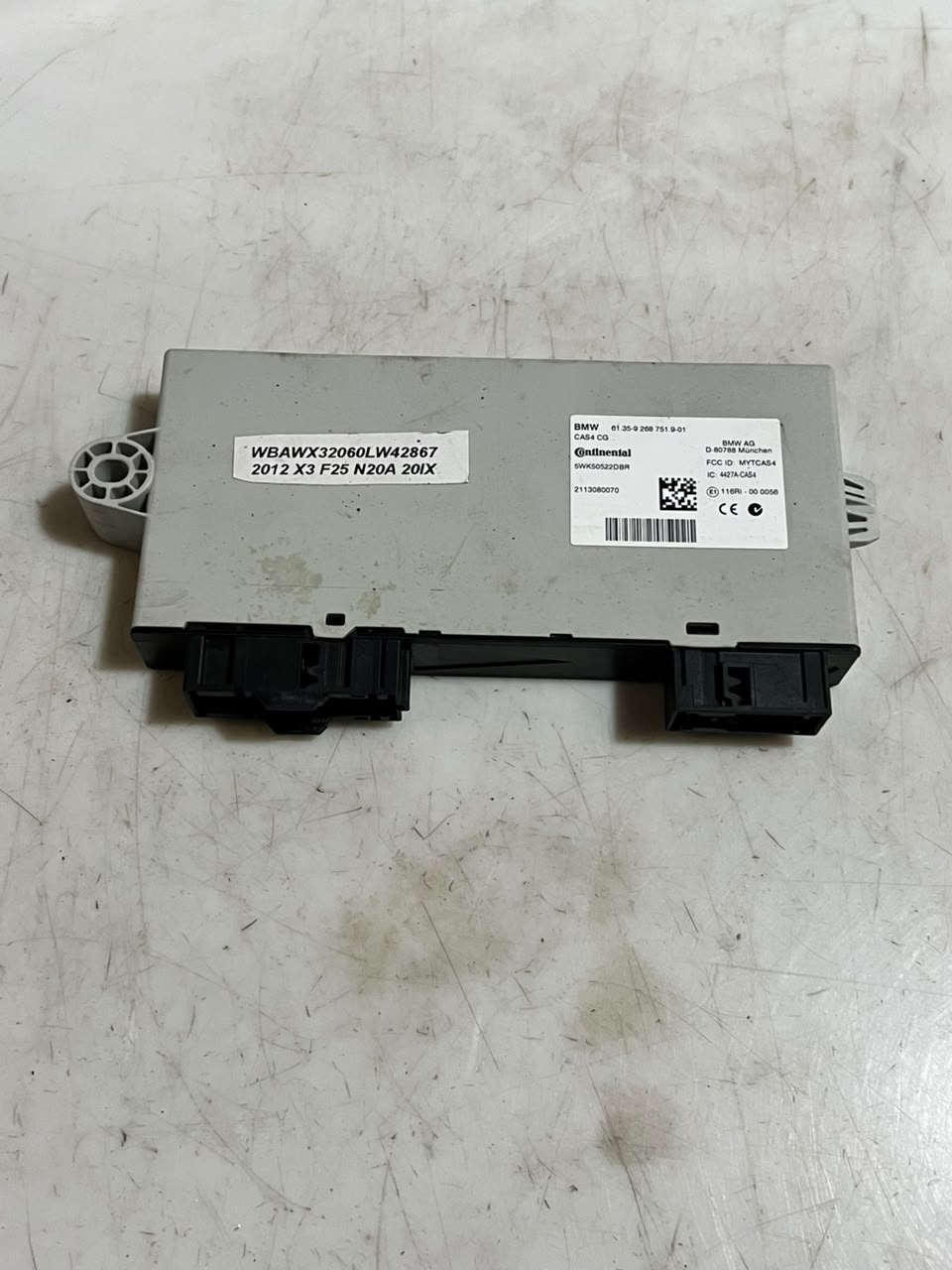 2011 BMW 528i F10 N20 DME ECU CAS4 CA Key Set 7635714 OEM
