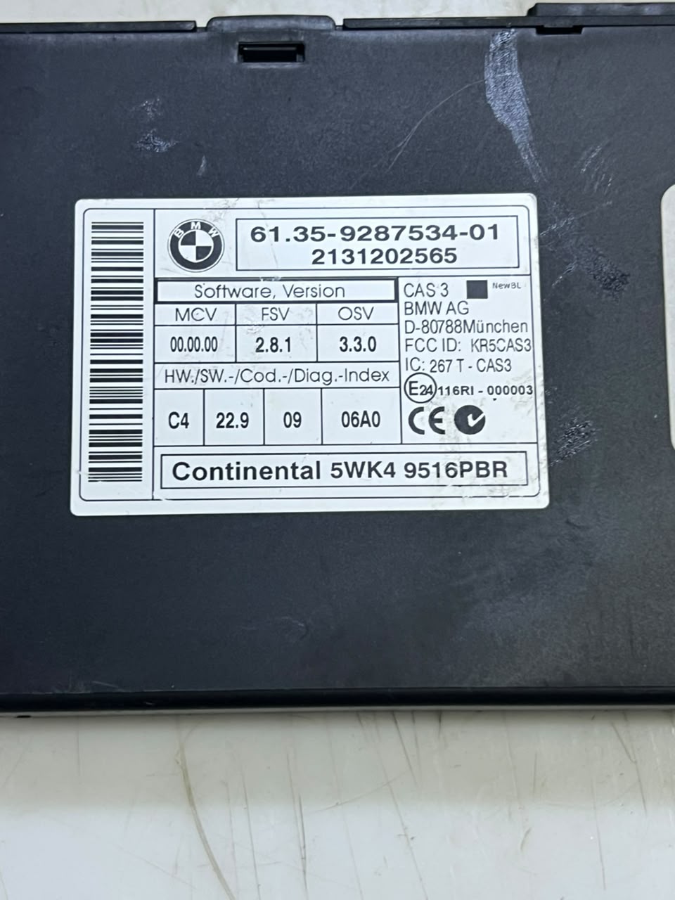 BMW X5 E70 N57 3.0D ECU DDE CAS3 Key Set 8517015 OEM 2006-2013