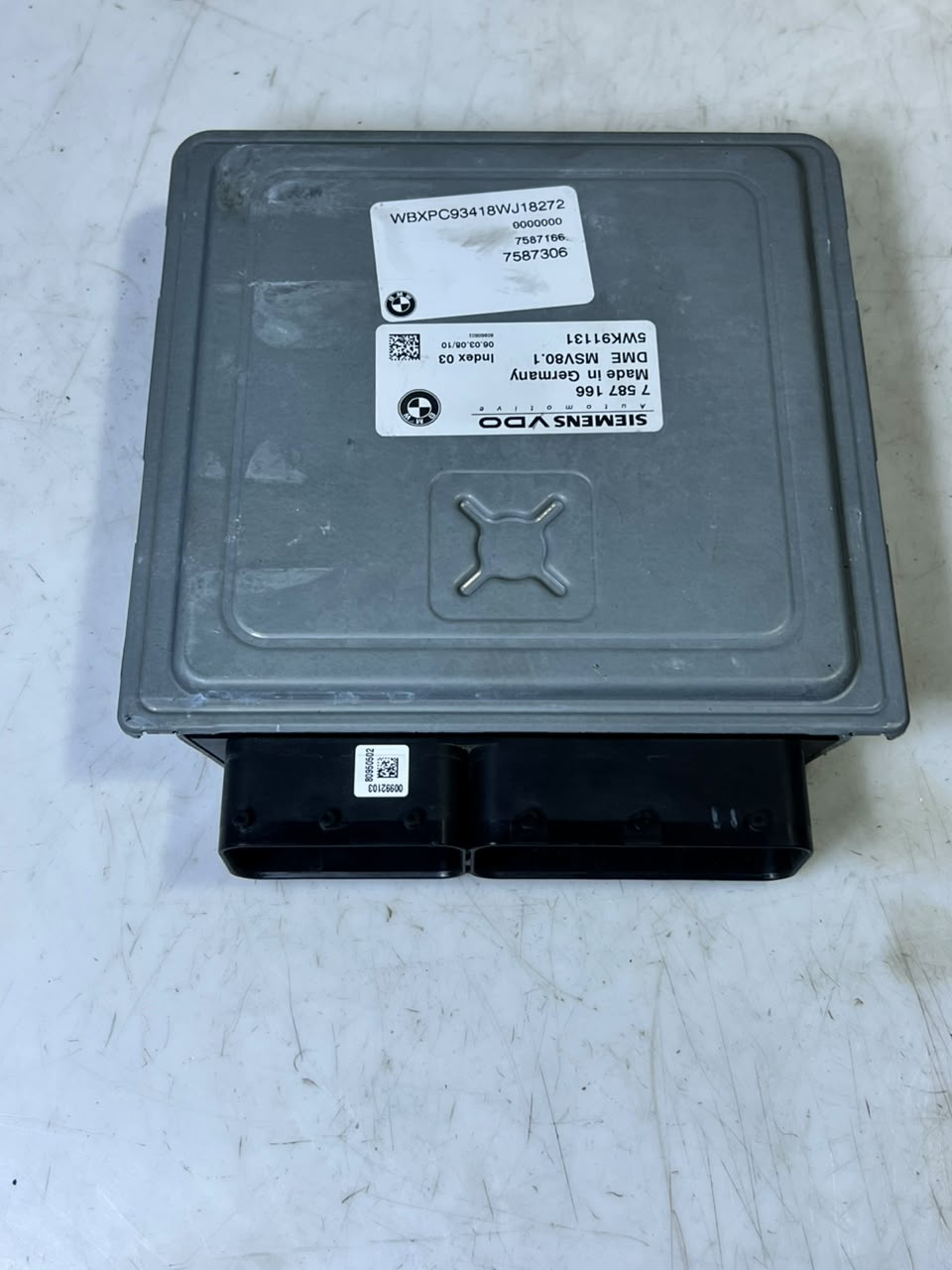 BMW N51 Engine Control Module ECU DME MSV80.1 7587166 OEM