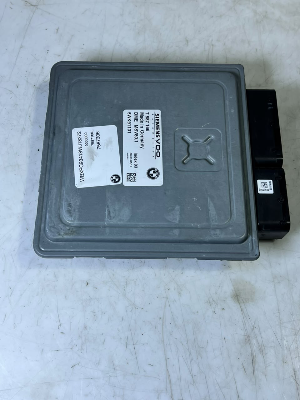 BMW N51 Engine Control Module ECU DME MSV80.1 7587166 OEM