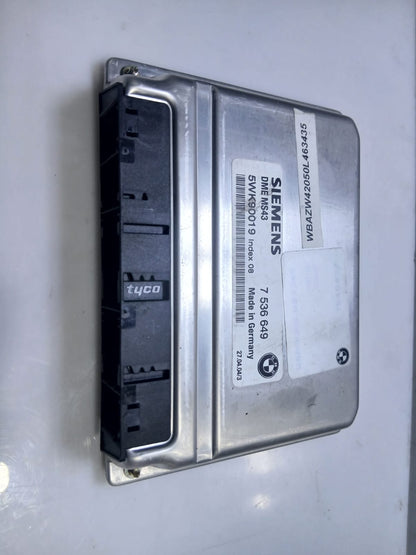 BMW 325i E46 M54 MS43 Engine Control Module ECU 7536649 5WK90019 OEM 2001-2005