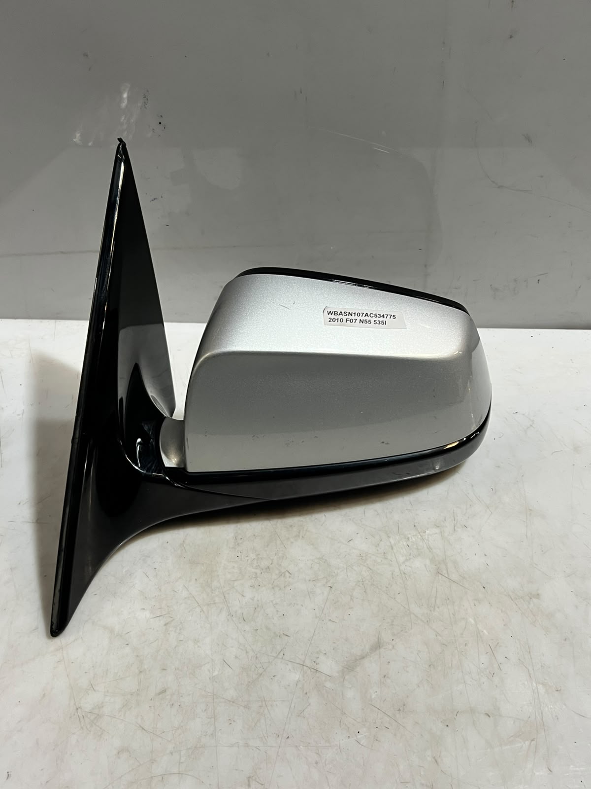 2010 BMW 535i GT F07 N55 Left Side View Mirror 7204767 RHD OEM