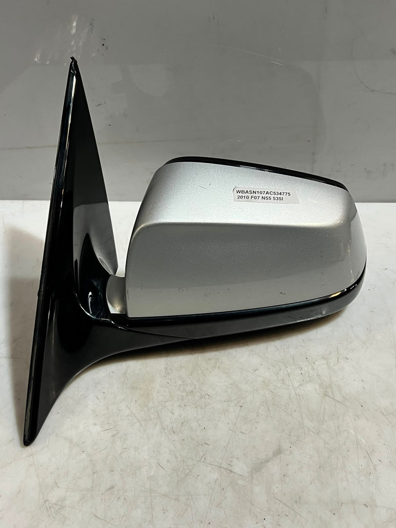 2010 BMW 535i GT F07 N55 Left Side View Mirror 7204767 RHD OEM