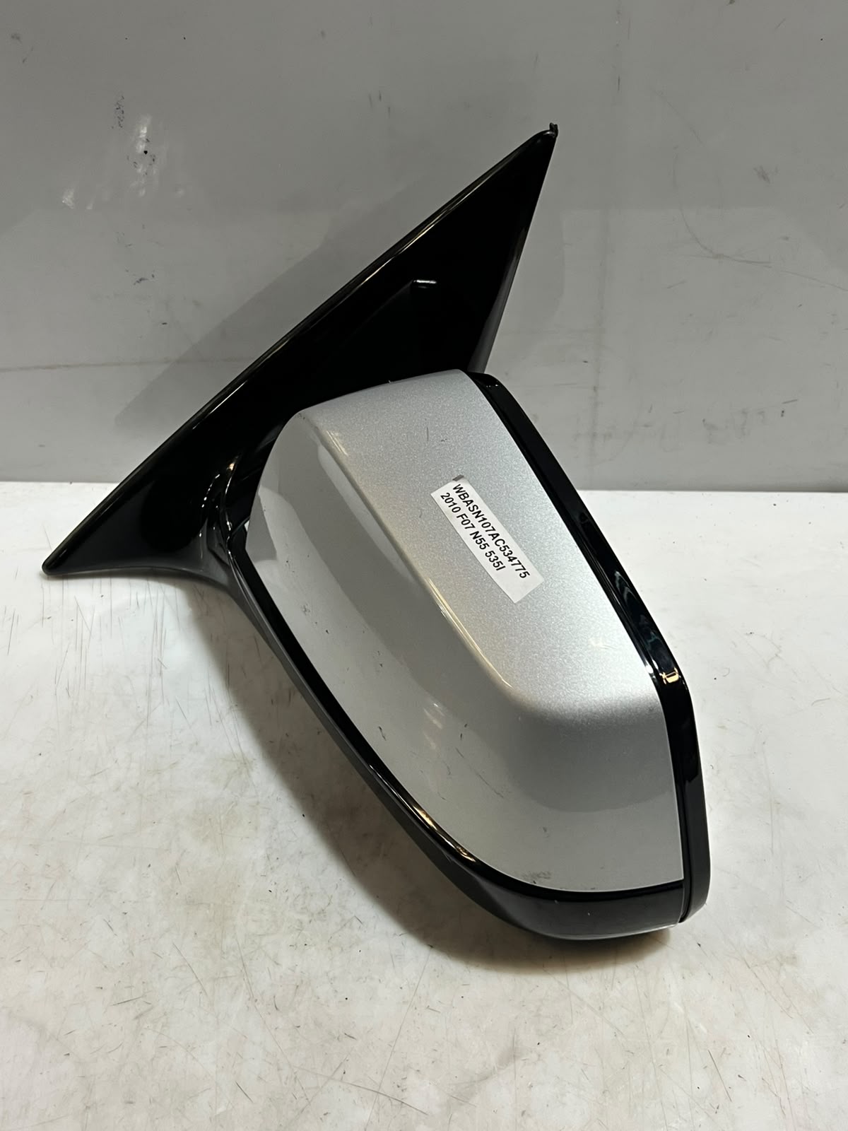 2010 BMW 535i GT F07 N55 Left Side View Mirror 7204767 RHD OEM