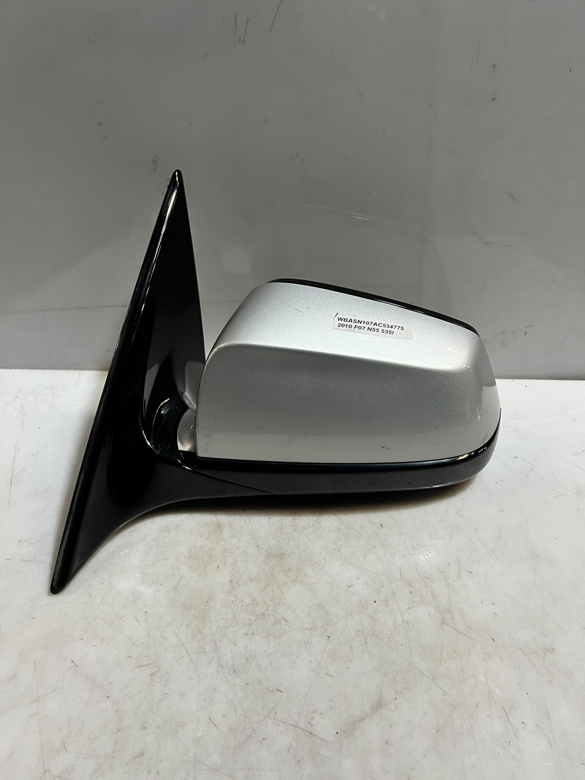 2010 BMW 535i GT F07 N55 Left Side View Mirror 7204767 RHD OEM