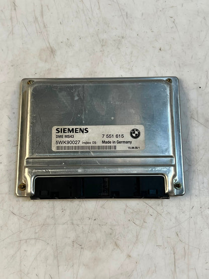 BMW X5 E53 3.0L MS43 Siemens Engine ECU 7551615 5WK90027 OEM 2002-2006