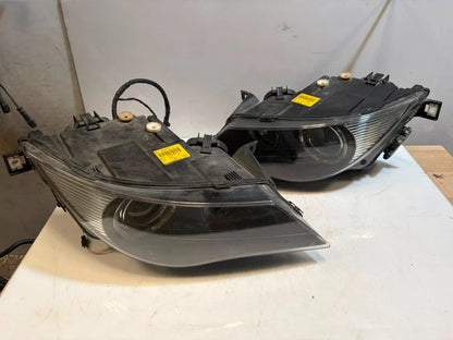 2005-2007 BMW 630i 650i E63 E64 Bi-Xenon Headlights RH LH Pair 7165801 7165796 OEM