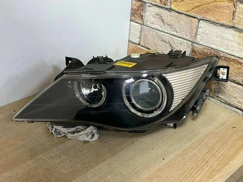 2005-2007 BMW 630i 650i E63 E64 Bi-Xenon Headlights RH LH Pair 7165801 7165796 OEM