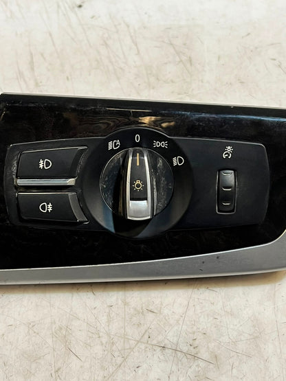 BMW F10 F11 F13 F01 Headlight Light Switch Control 9192744 OEM 2010-2012