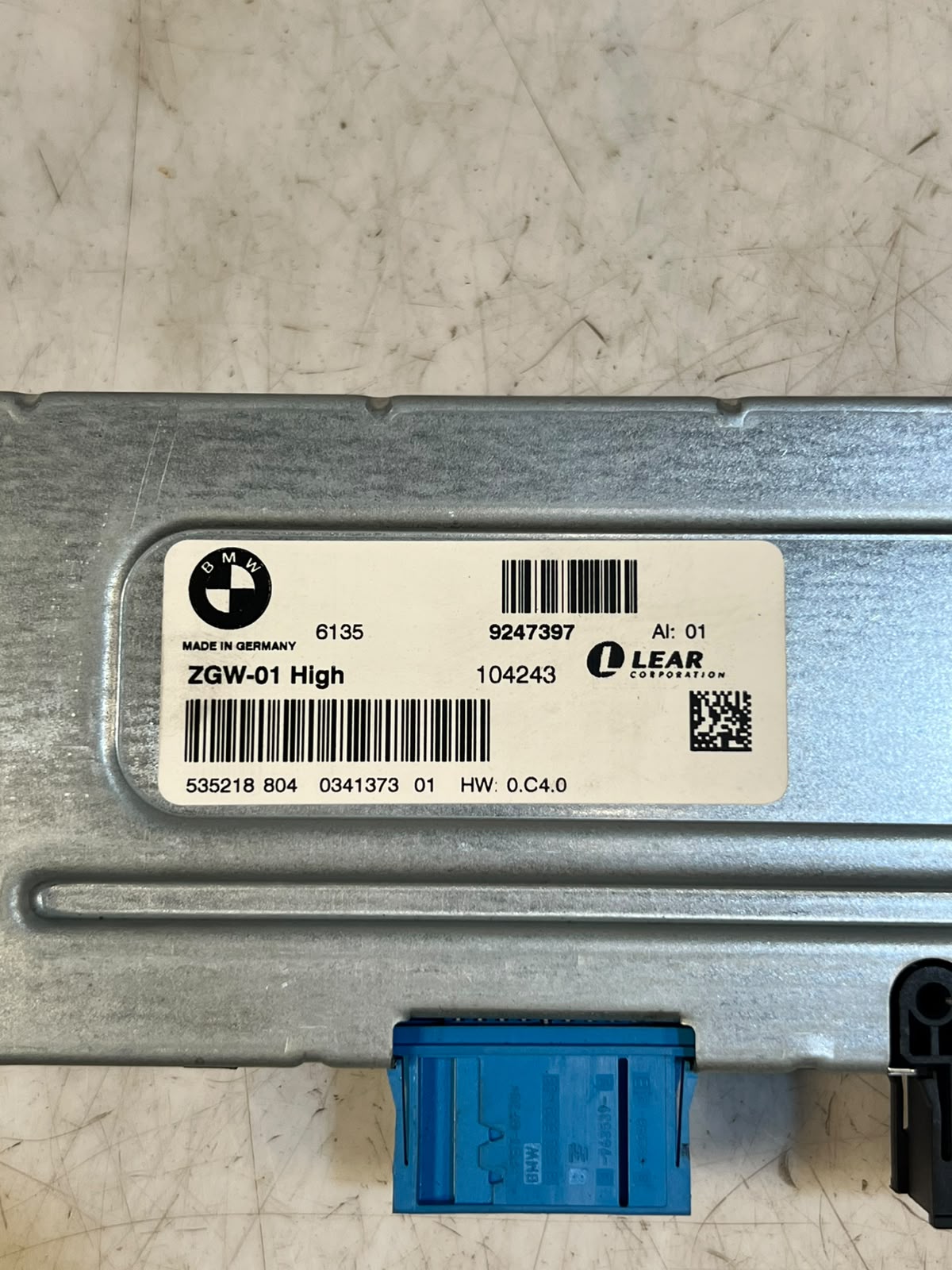 BMW 5 Series F07 F10 F11 Central Gateway Module ZGW 9247397 OEM 2011-2016