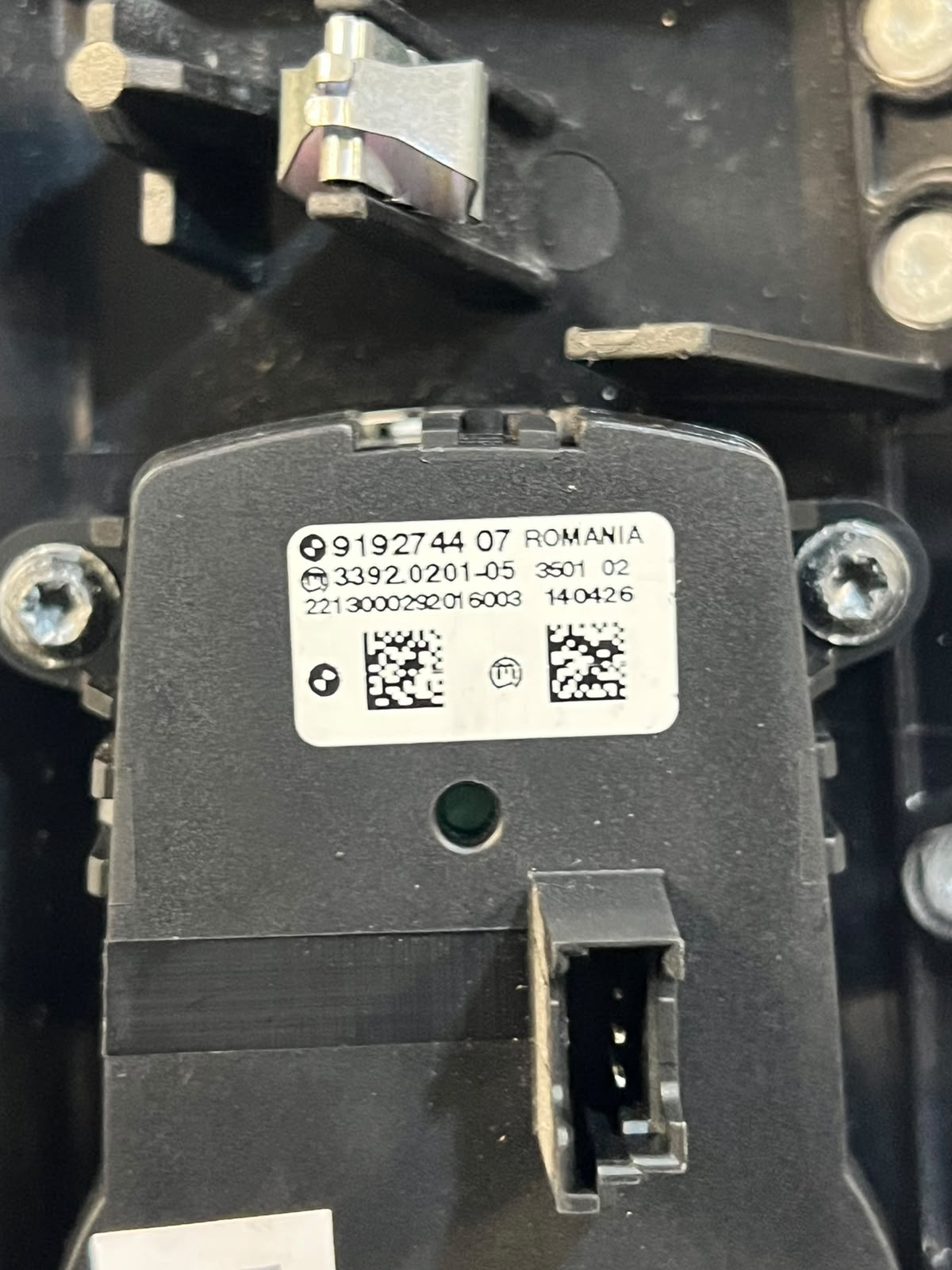 BMW X3 F25 F10 F11 F07 F26 Headlight Switch Control 9192744 OEM 2013-2016