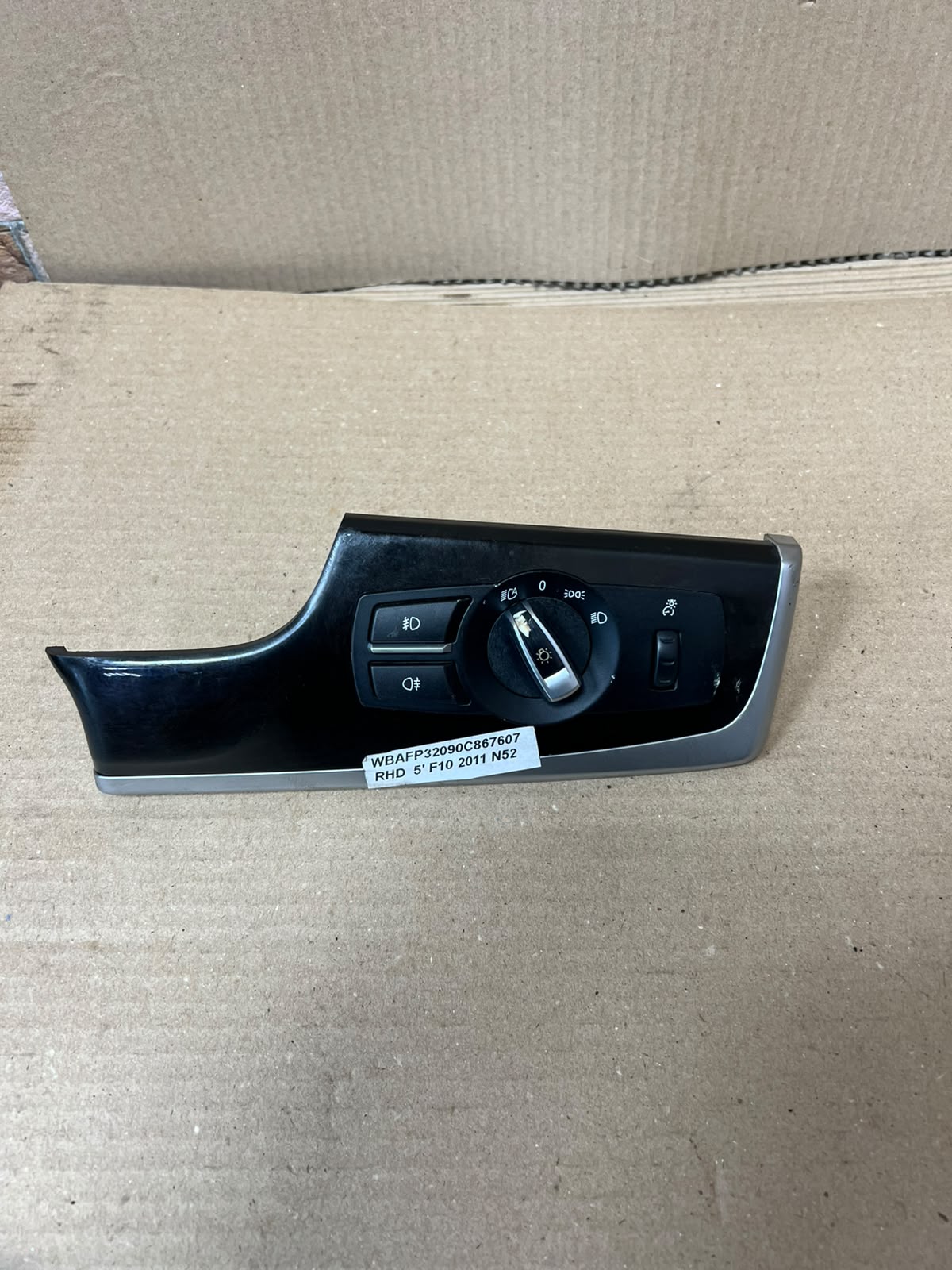 BMW X3 F25 F10 F11 F07 F26 Headlight Switch Control 9192744 OEM 2013-2016