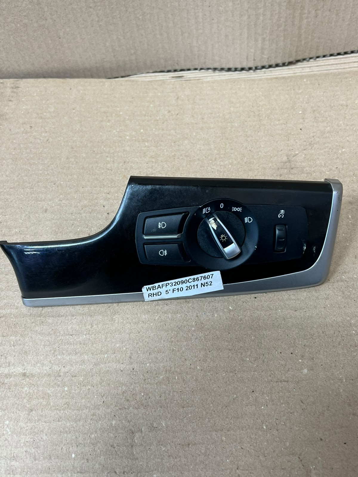 BMW X3 F25 F10 F11 F07 F26 Headlight Switch Control 9192744 OEM 2013-2016