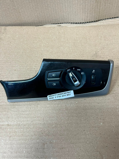 BMW X3 F25 F10 F11 F07 F26 Headlight Switch Control 9192744 OEM 2013-2016