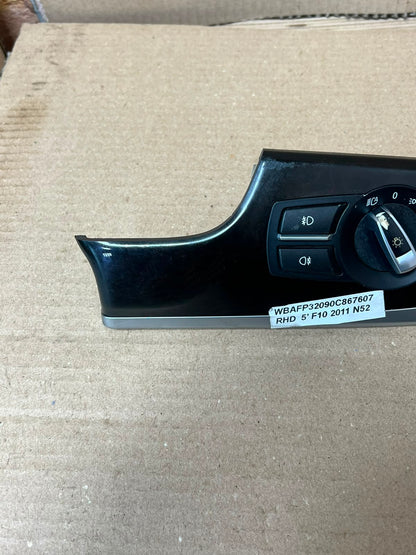 BMW X3 F25 F10 F11 F07 F26 Headlight Switch Control 9192744 OEM 2013-2016
