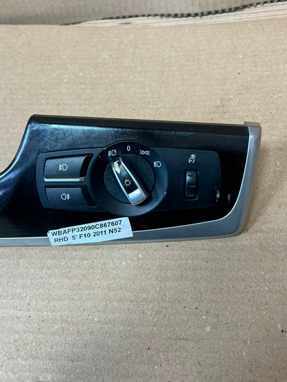 BMW X3 F25 F10 F11 F07 F26 Headlight Switch Control 9192744 OEM 2013-2016