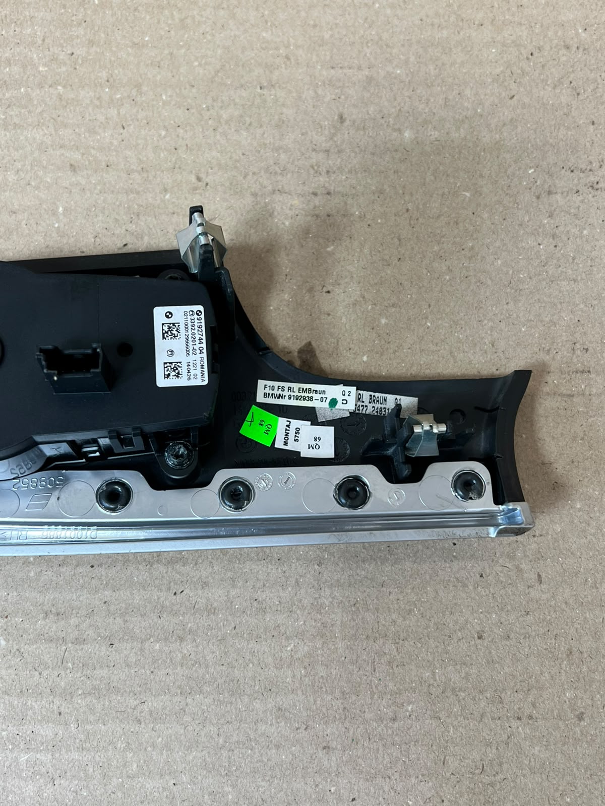 BMW X3 F25 F10 F11 F07 F26 Headlight Switch Control 9192744 OEM 2013-2016