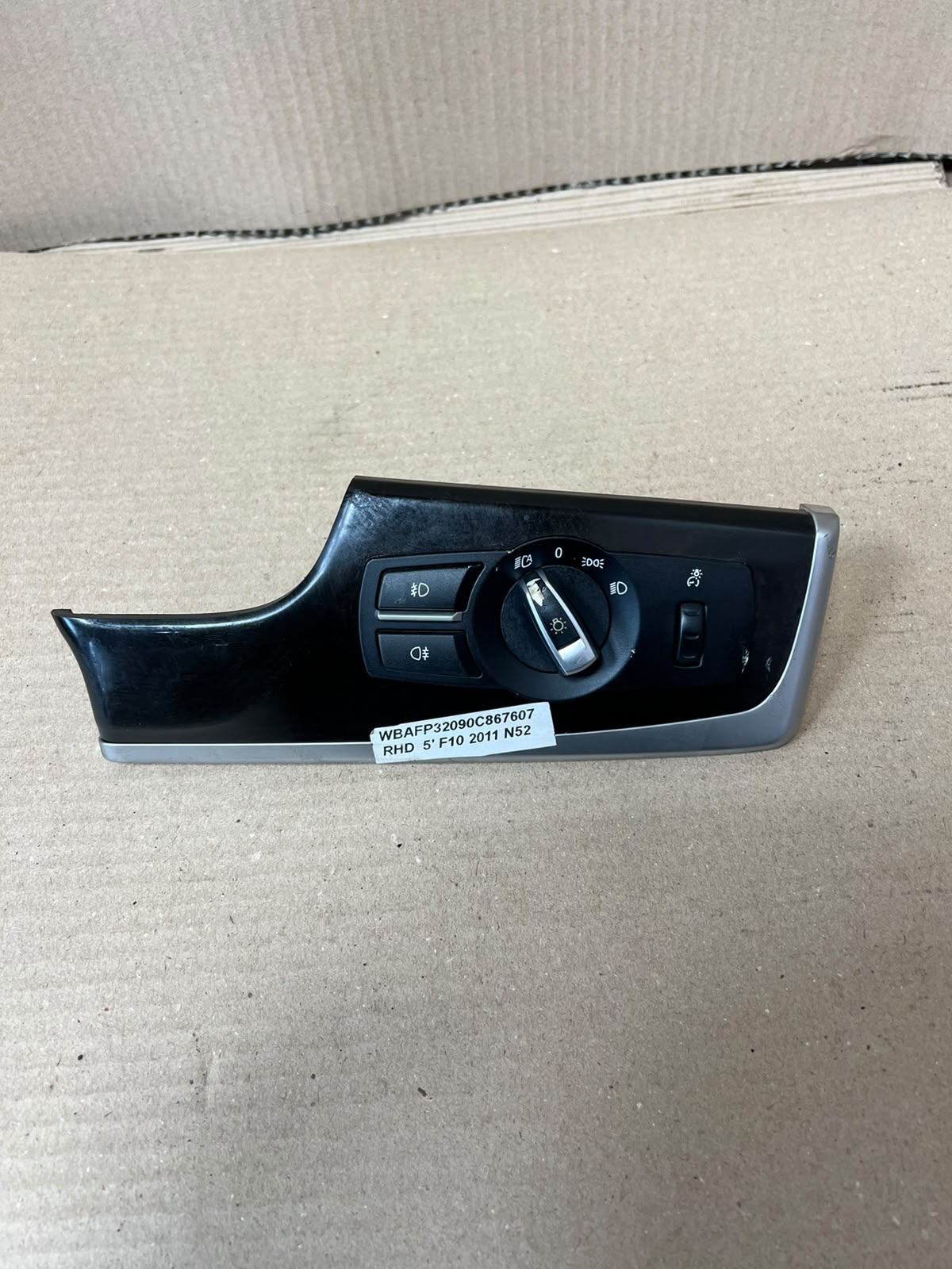 BMW X3 F25 F10 F11 F07 F26 Headlight Switch Control 9192744 OEM 2013-2016