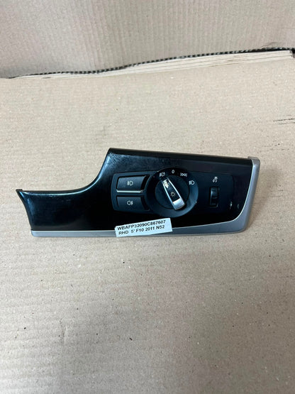 BMW X3 F25 F10 F11 F07 F26 Headlight Switch Control 9192744 OEM 2013-2016