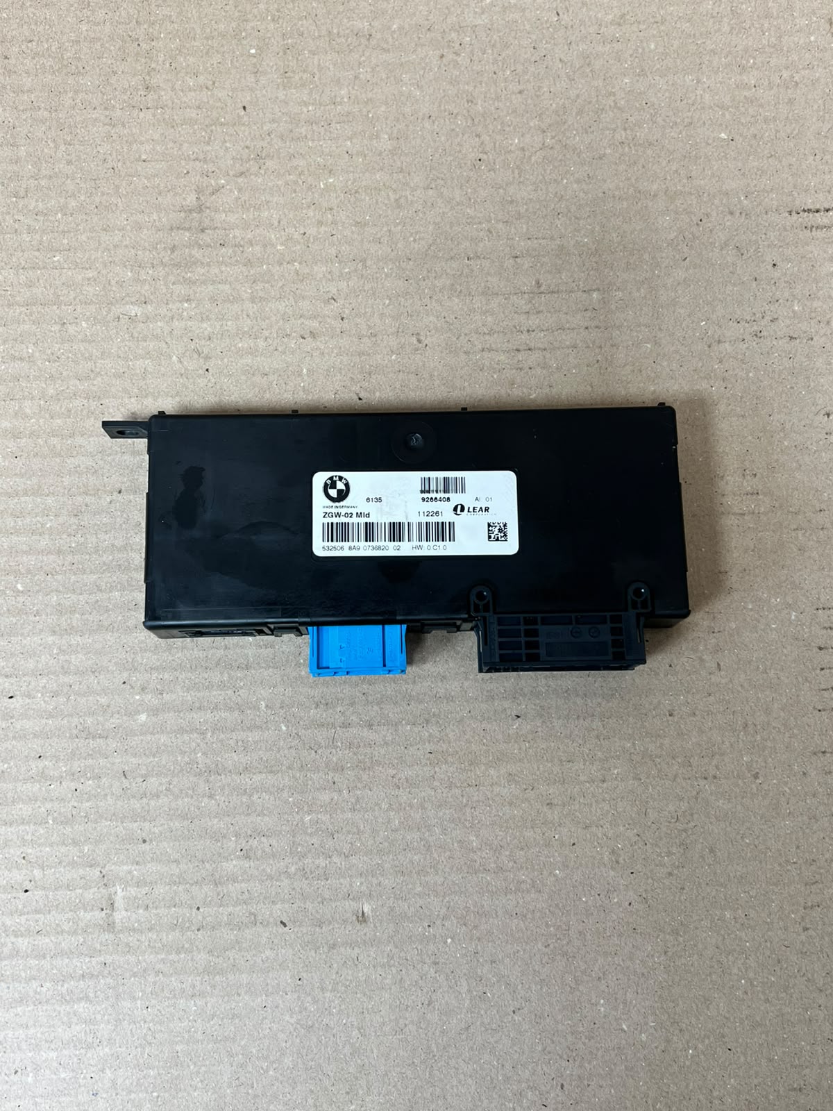 BMW 528i F10 F11 Central Gateway Module 9266408 OEM 2010-2016